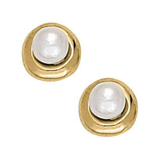 EARRINGS COLOR PEARL Complete per pair.