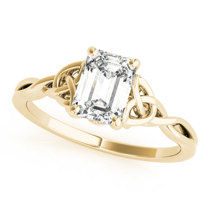 EMERALD CUT COLOR SOLITAIRE