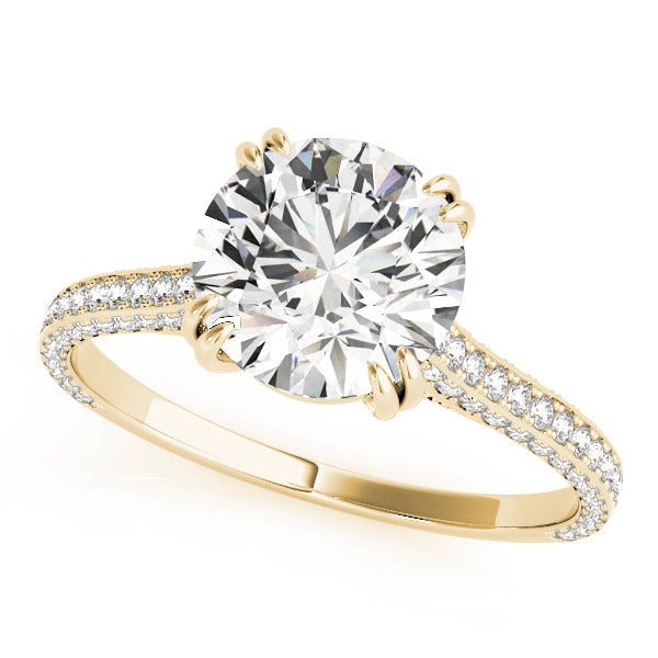 ENGAGEMENT RINGS SINGLE ROW PRONG SET