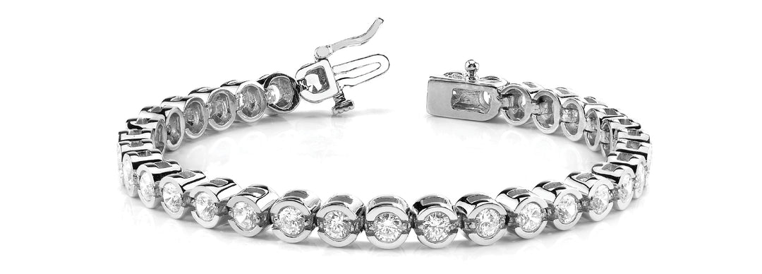 Bracelet In Line Bezel Set