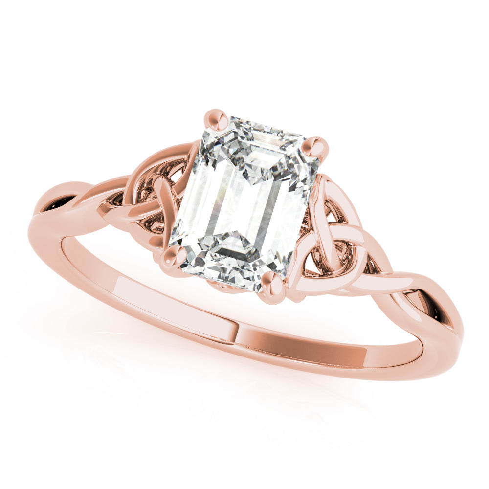 EMERALD CUT COLOR SOLITAIRE