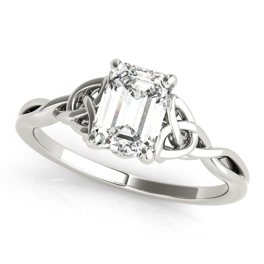 EMERALD CUT COLOR SOLITAIRE