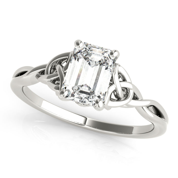 EMERALD CUT COLOR SOLITAIRE