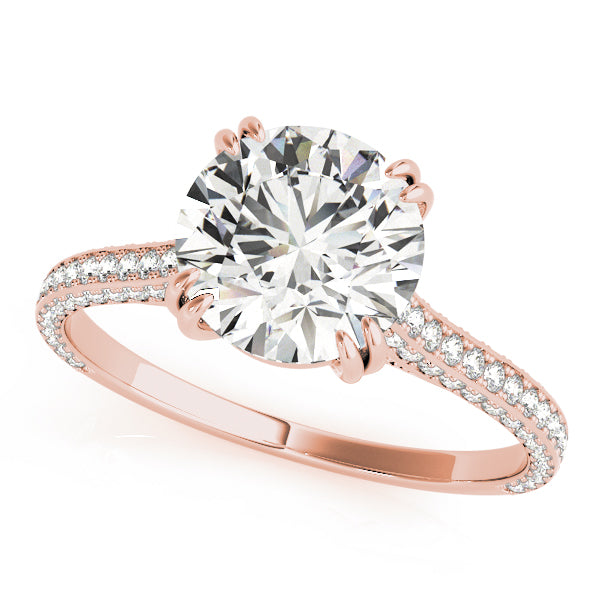 ENGAGEMENT RINGS SINGLE ROW PRONG SET