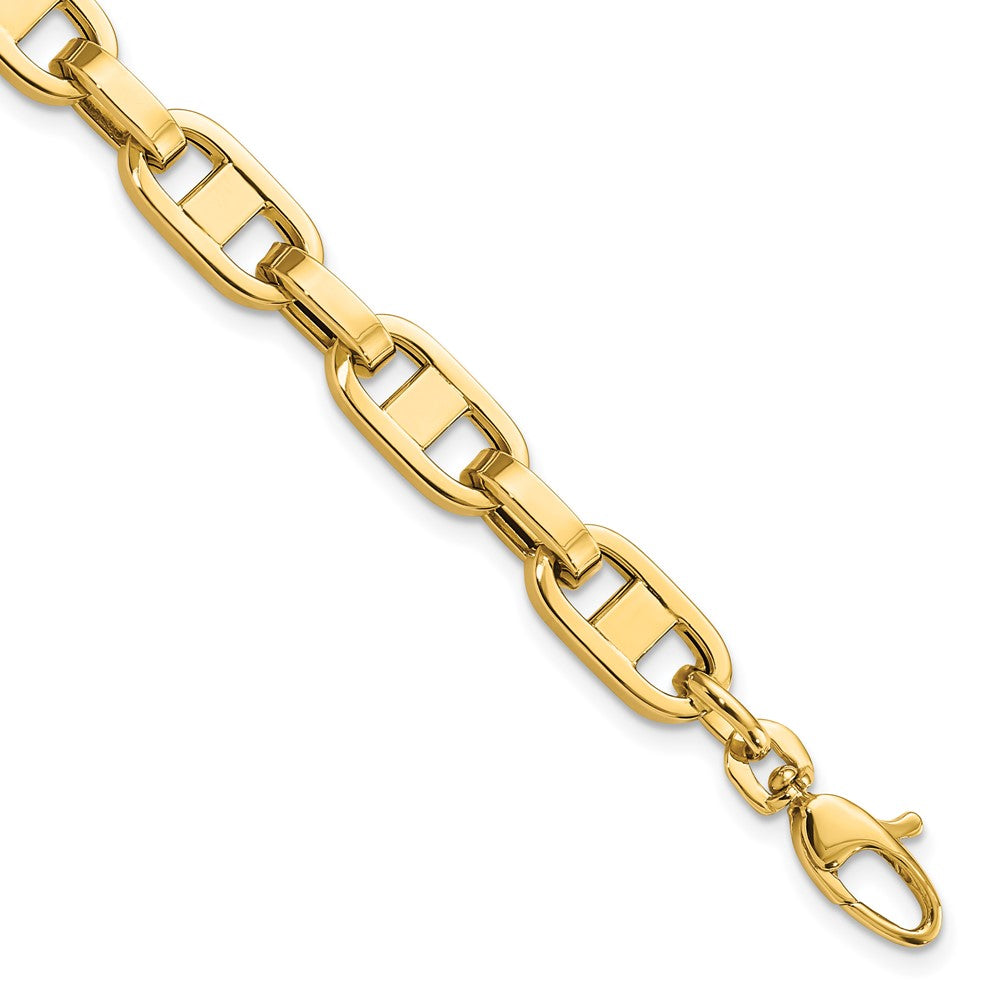14K Fancy Link Bracelet (GB245)
