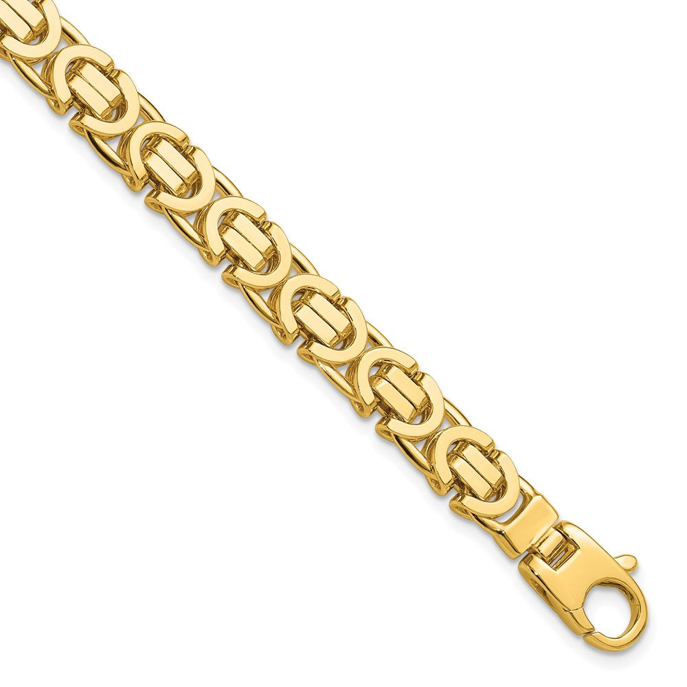 14K Polished Fancy Link Bracelet (GB273)