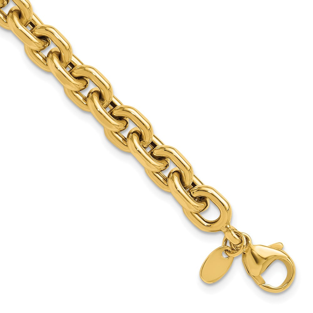 14K Polished Fancy Link Bracelet (GB288)