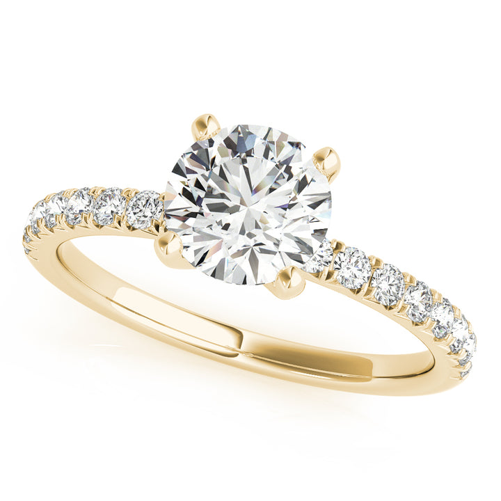 ENGAGEMENT RINGS ROUND CENTER