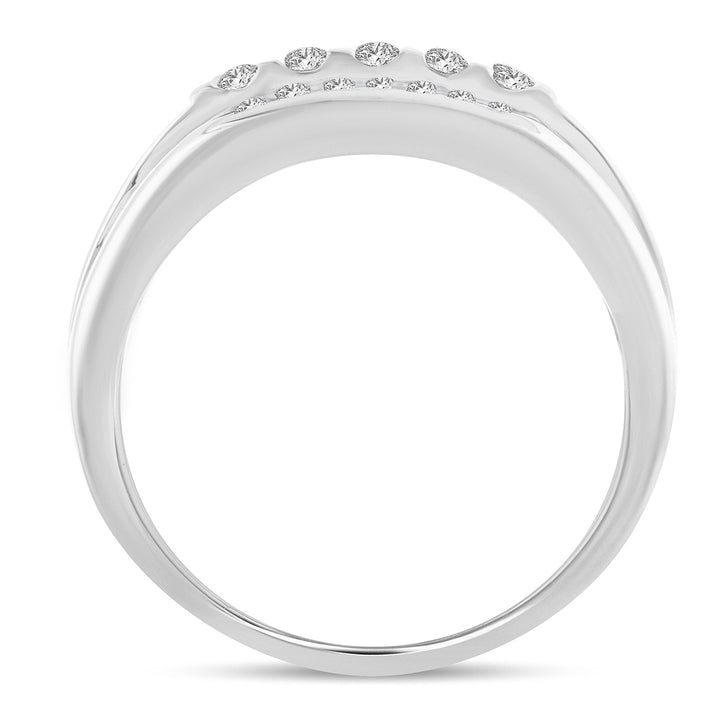 14K  0.50CT  Mens Band