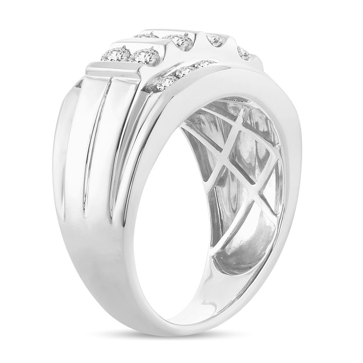 14K  2.00CT  Diamond Mens Band