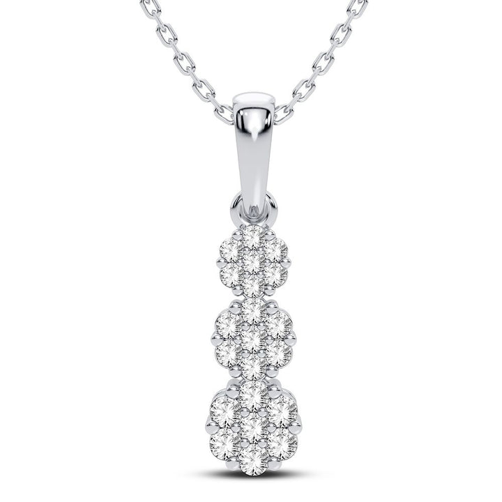 14K 1.00CT Diamond Pendant