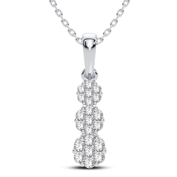 14K 0.50CT Diamond Pendant