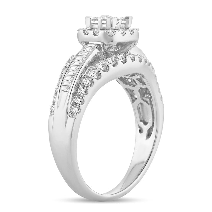 14K  2.00CT PR/CT  Diamond BRIDAL   RING
