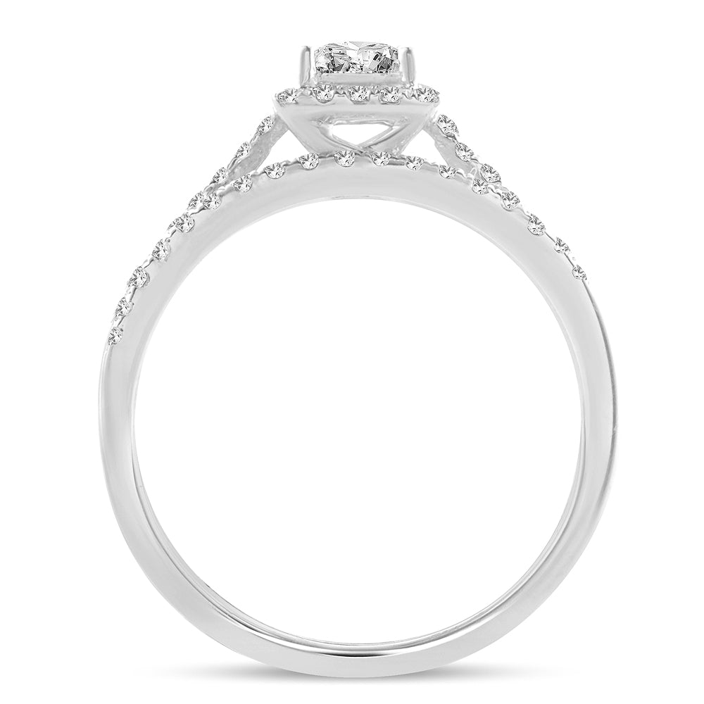 14K  1.00CT  DIAMOND  BRIDAL  RING