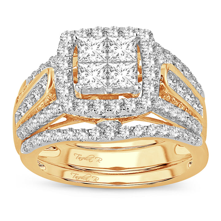 14K  2.25CT  DIAMOND  BRIDAL  RING