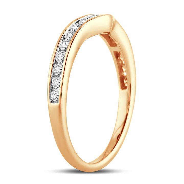 14K  0.34CT  Diamond Enhancer Band