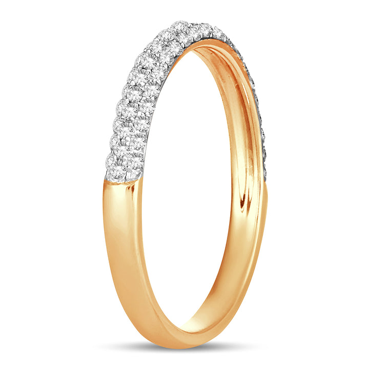 14K 0.33ct Diamond Band