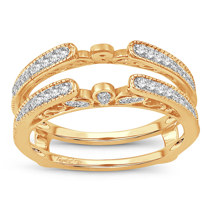 14K 0.34CT Diamond RING GUARD