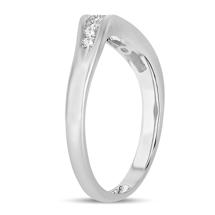 14K 0.33CT  Diamond Enhancer Band