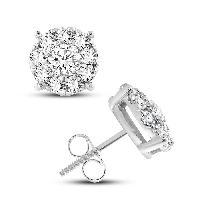 14K 1.00CT DIAMOND EARRING