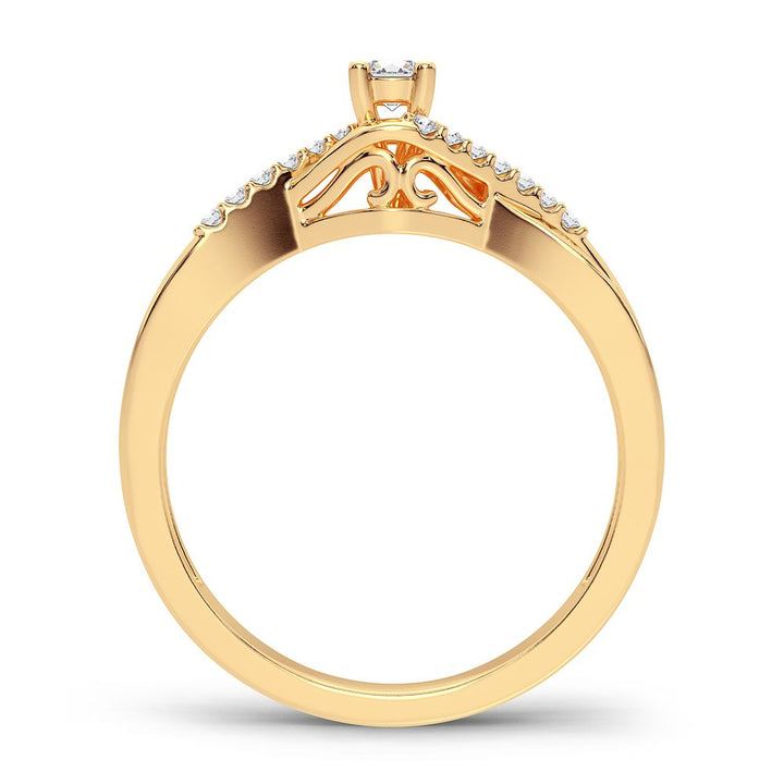 14K 0.16CT Diamond Ring