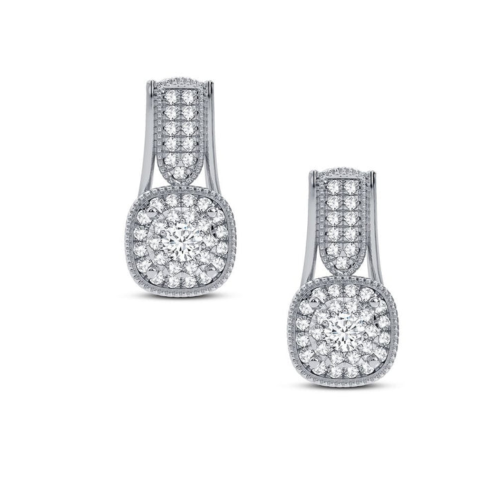 14K 0.33CT Diamond Earring