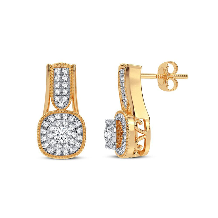 14K 0.33CT Diamond Earring