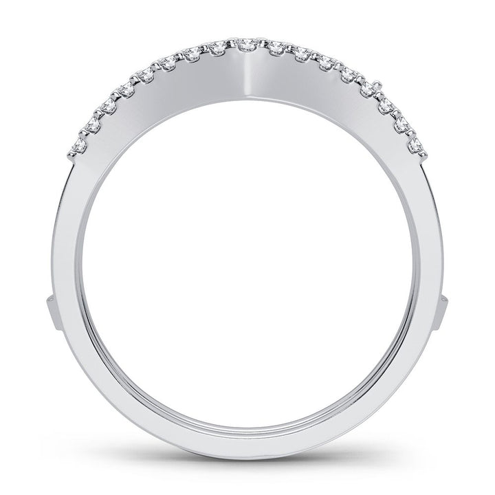 14K 0.25CT Diamond Ring Guard