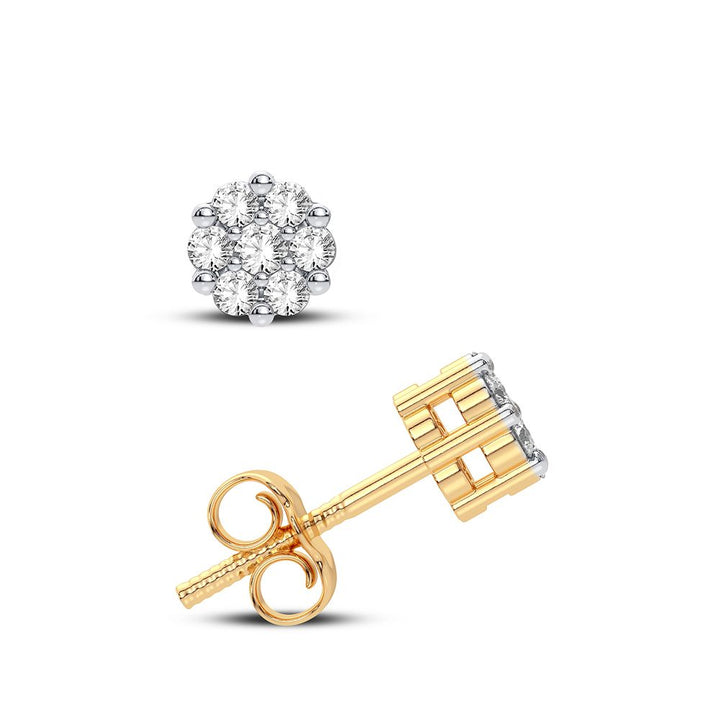 14K 0.25CT Diamond Earring