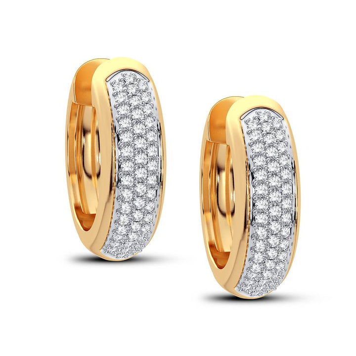 14K 0.23CT Diamond Earring