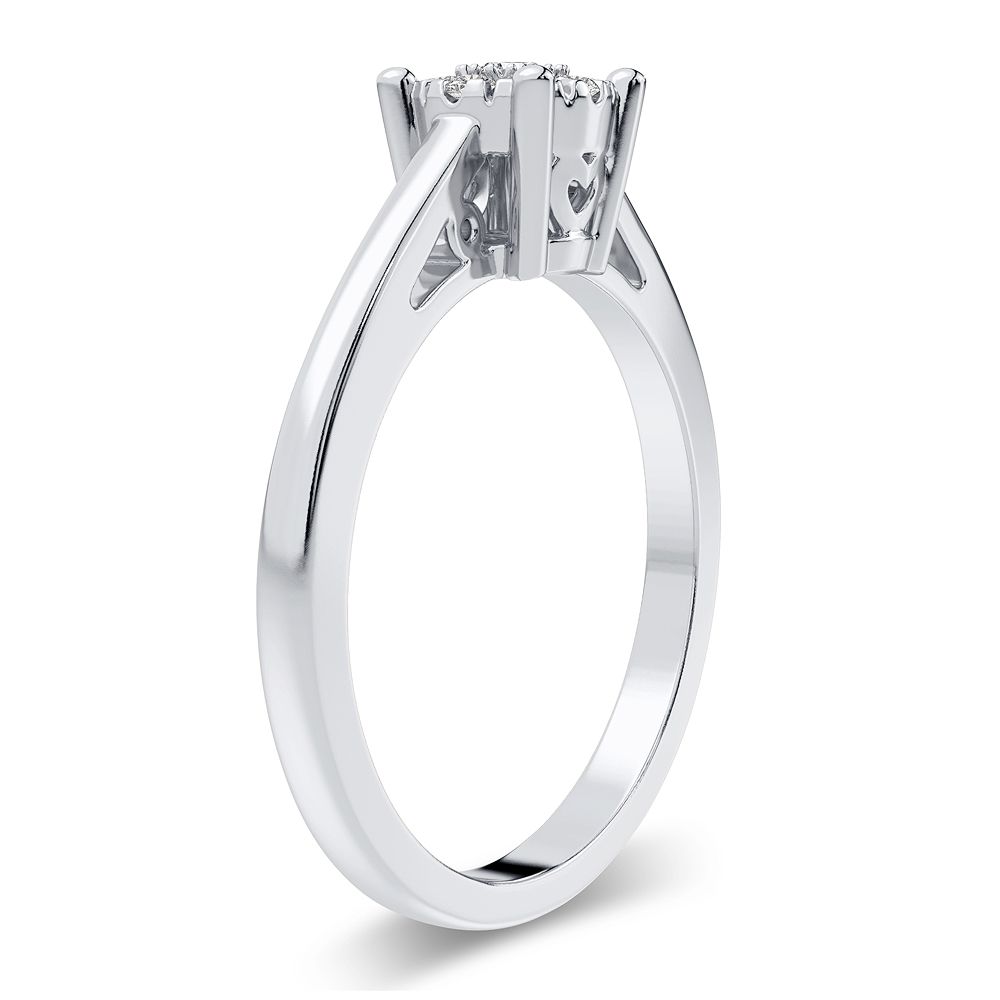 14K 0.10CT Diamond Ring