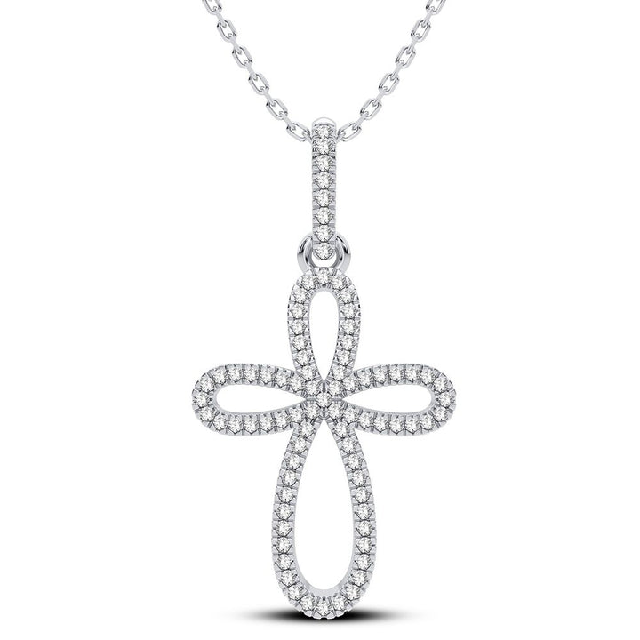 14K 0.16CT Diamond Pendant