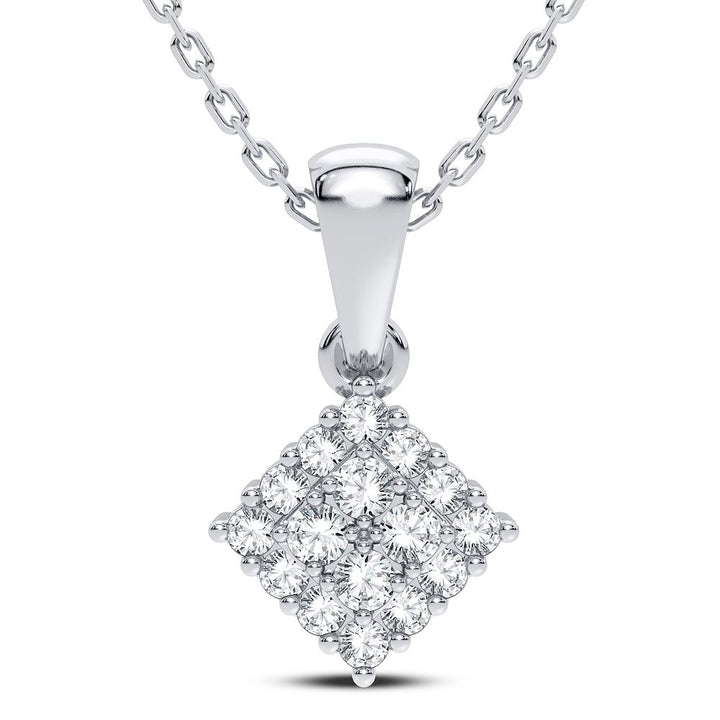 14K 0.16CT DIAMOND PENDANT