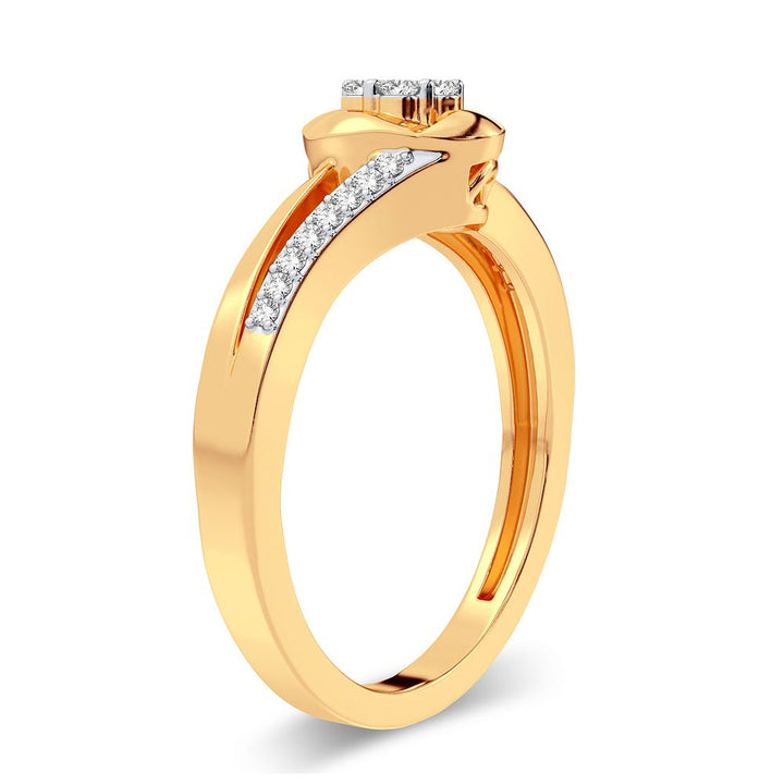 14K 0.16CT Diamond Ring