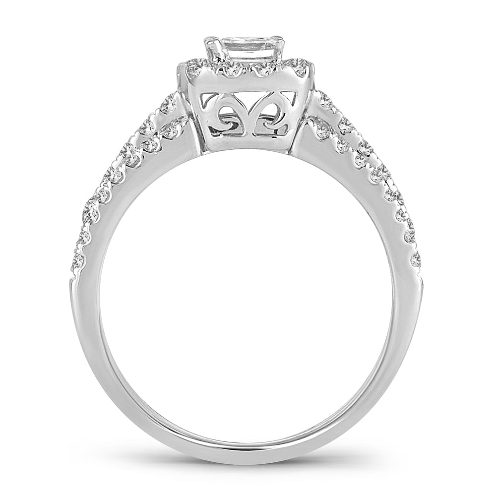 14K 1.00CT DIAMOND  BRIDAL RING