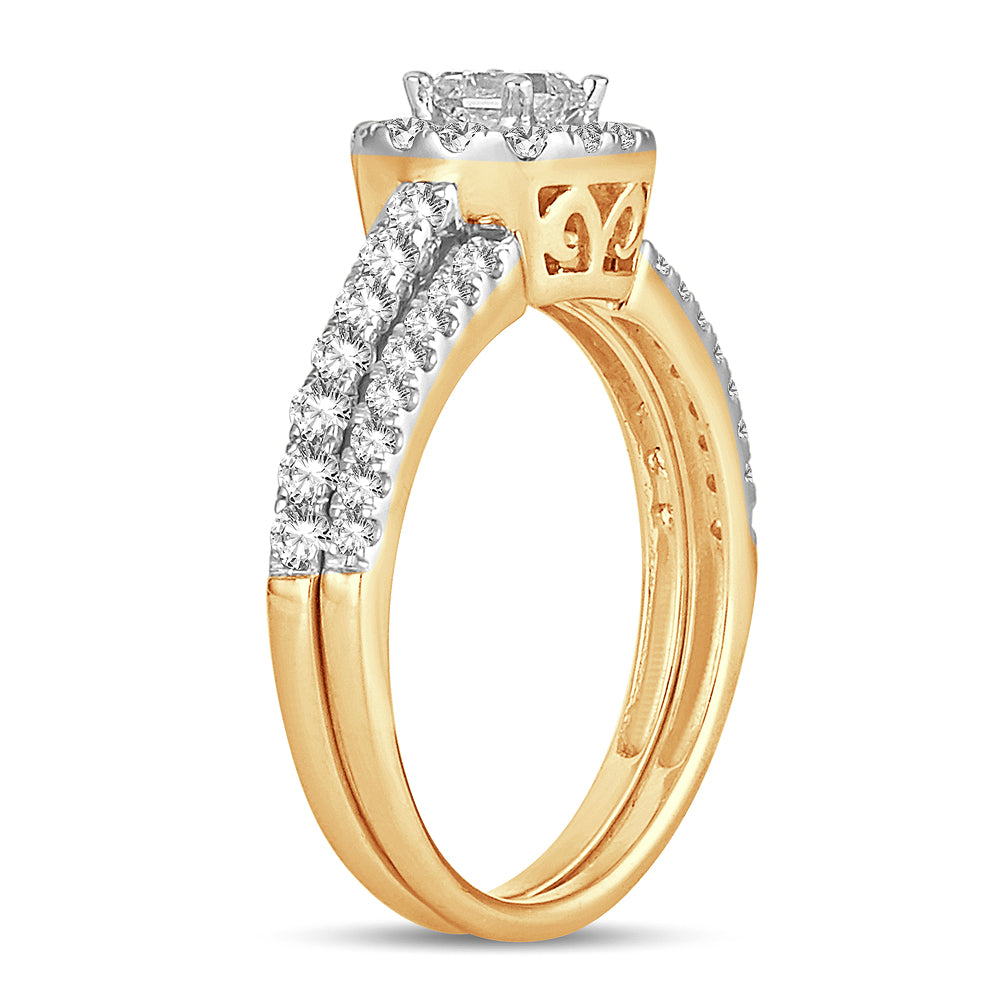 14K 1.00CT DIAMOND  BRIDAL RING