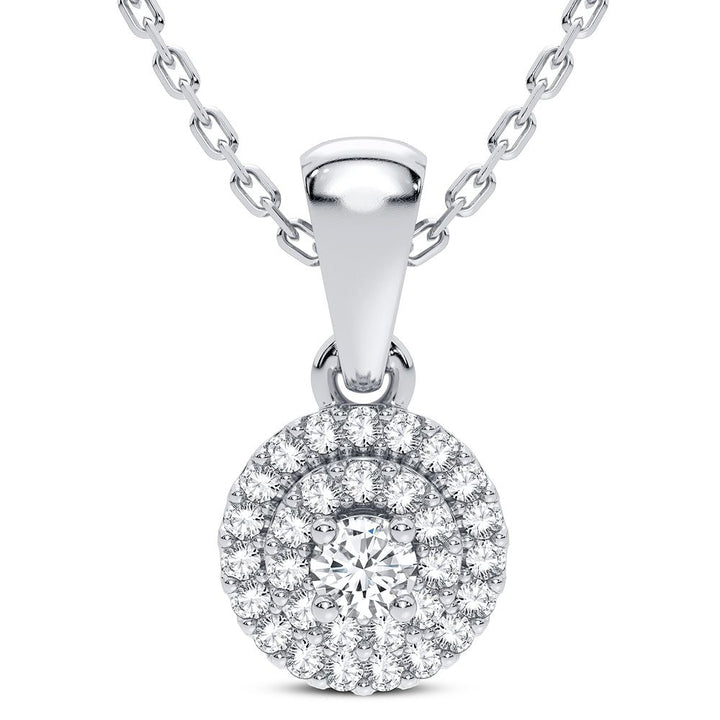 14K 0.05CT DIAMOND PENDANT