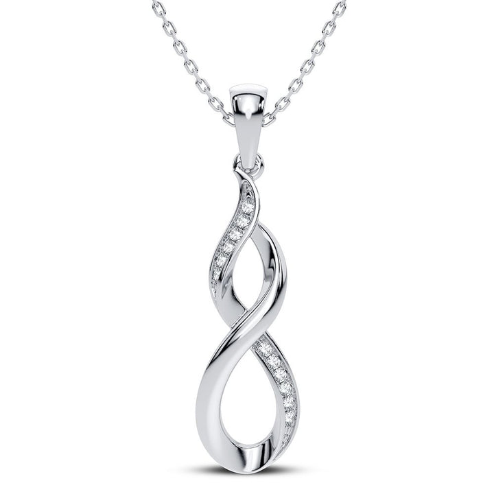 10K 0.05CT DIAMOND PENDANT