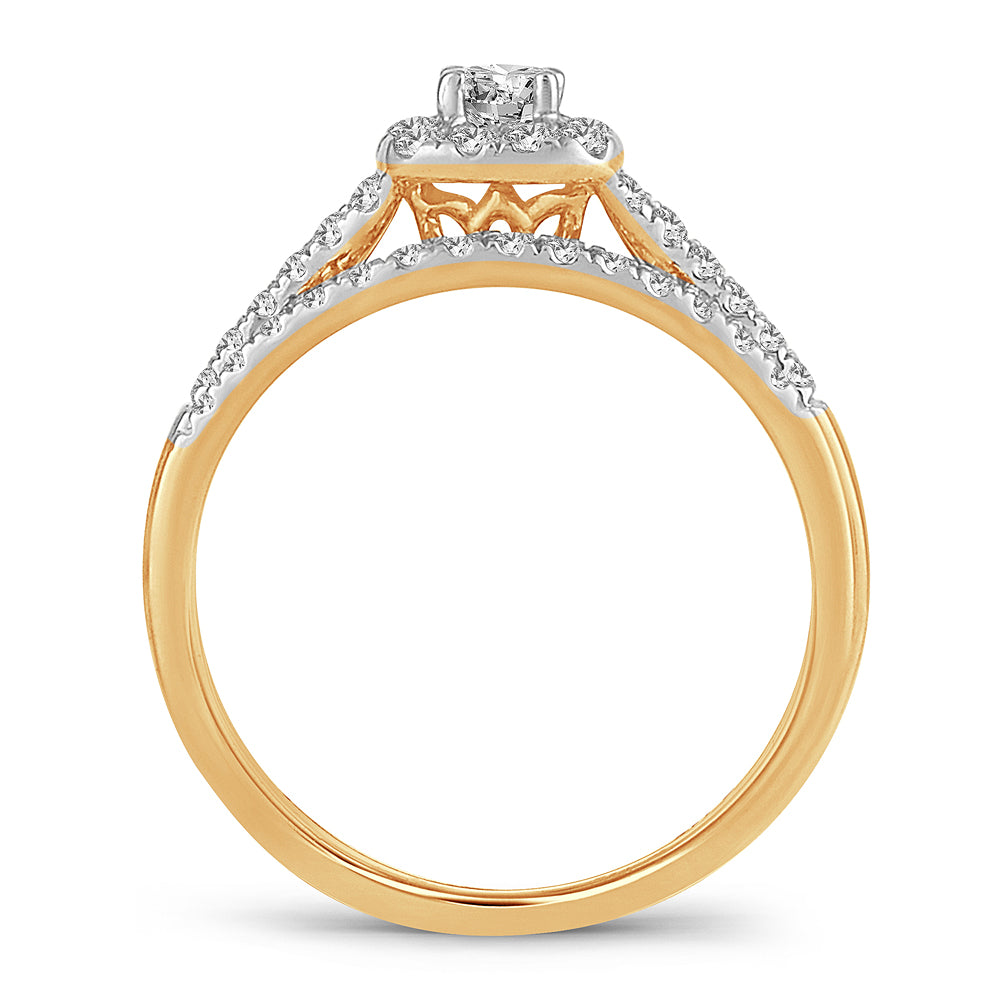 14K  0.51CT  DIAM  BRIDAL  RING