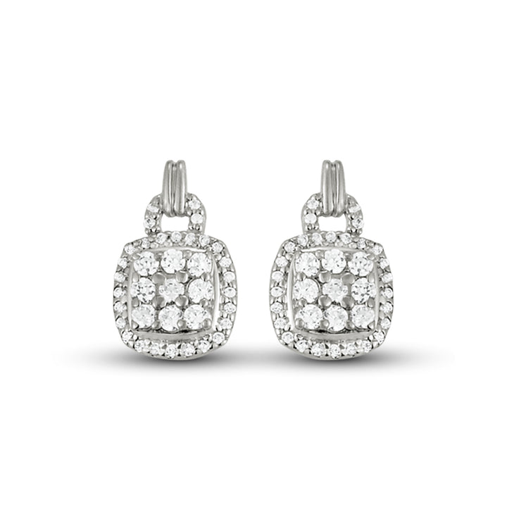 DIAMOND FASHION EARRINGS Complete per pair.