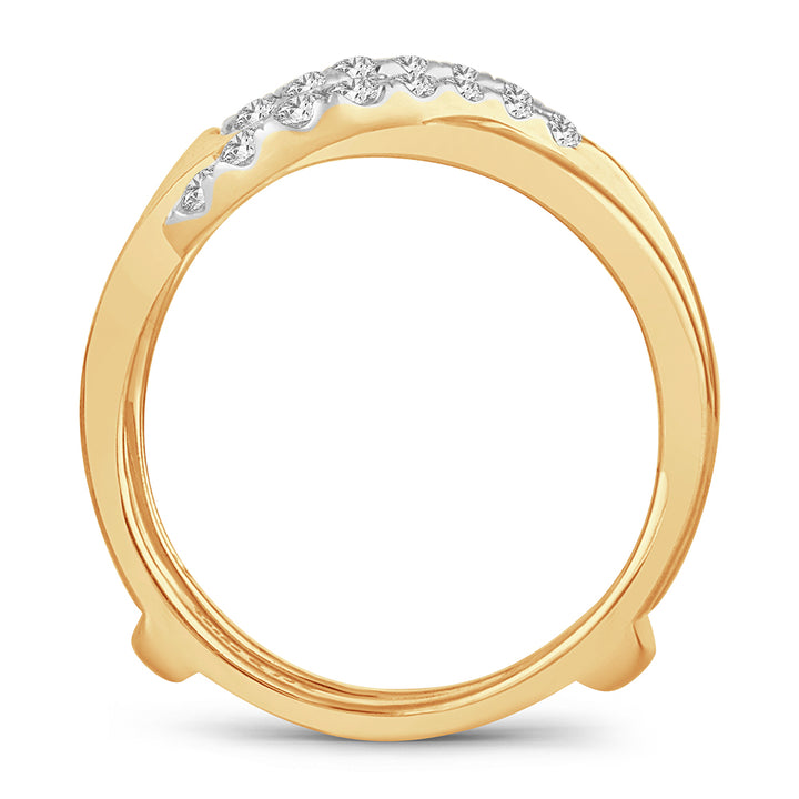 14K  0.38 CT  Diamond  RING GUARD