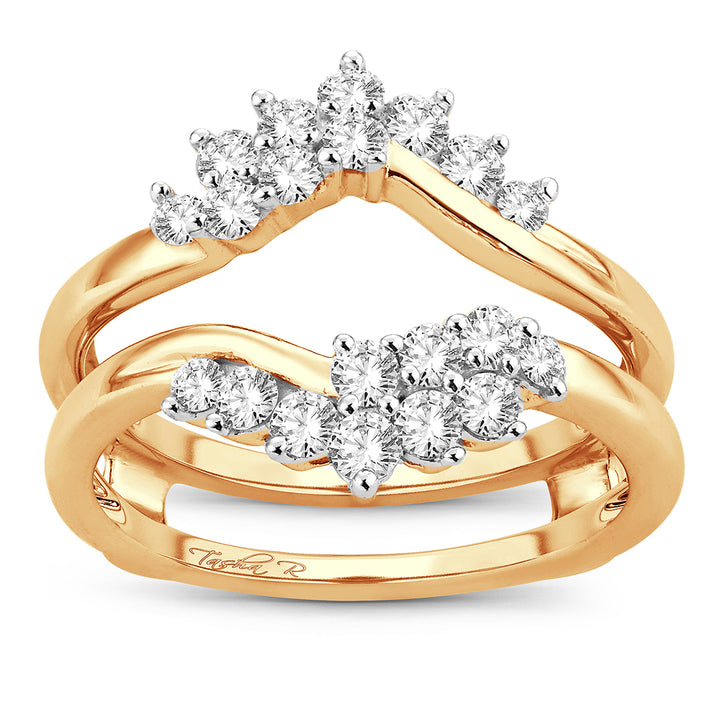 14K  0.66 CT Diamond Ring Guard