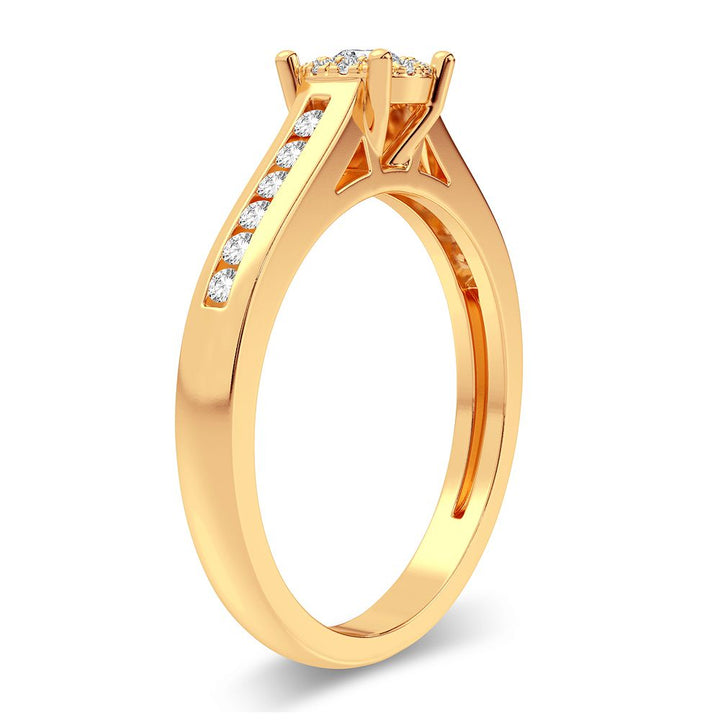 14K 0.35CT Diamond Ring