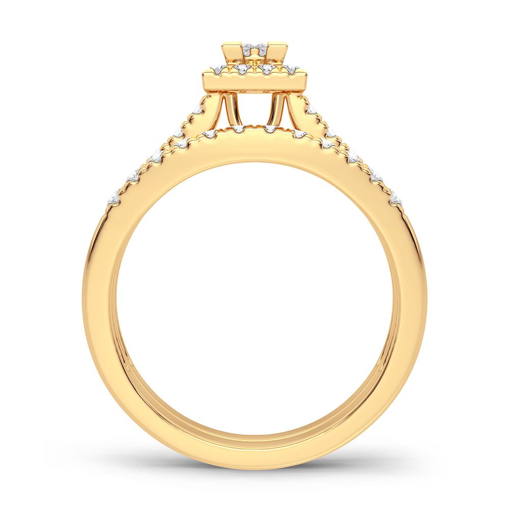 14K 0.50CT Diamond Bridal Ring