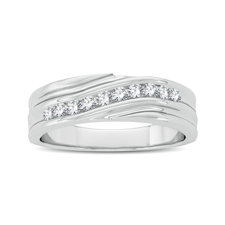 14K 0.25CT Diamond Band