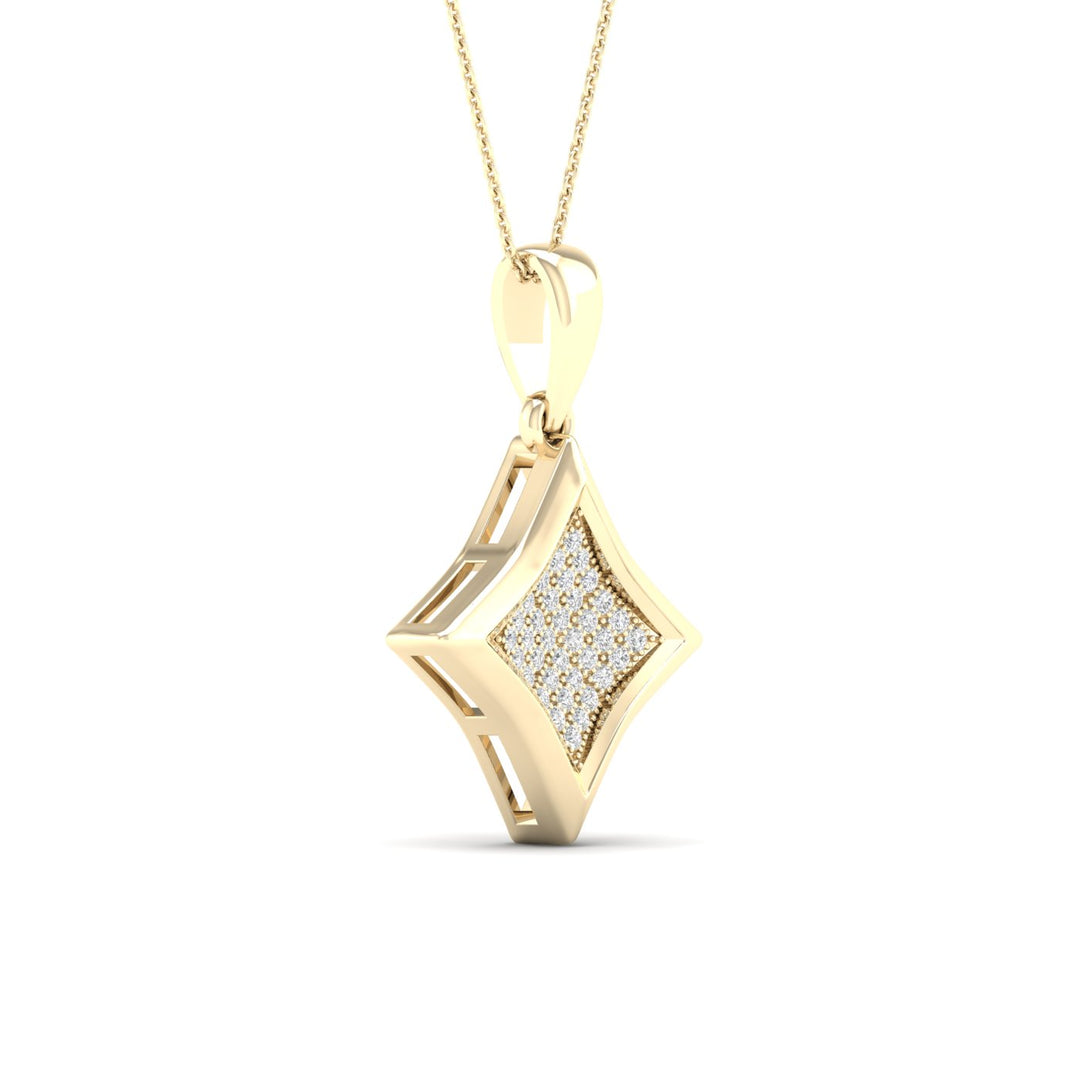 10K 0.10CT Diamond Pendant