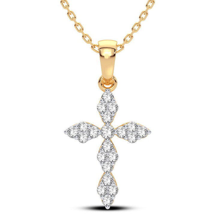 14K 0.25CT Diamond Pendant