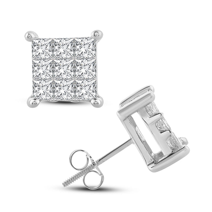 14K 1.00CT Diamond Earring