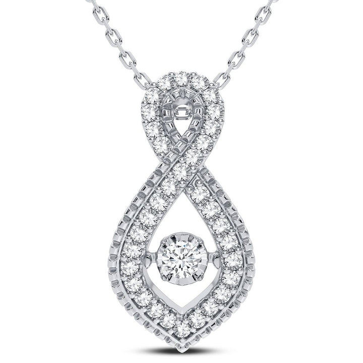 14K 0.25CT DIAMOND PENDANT