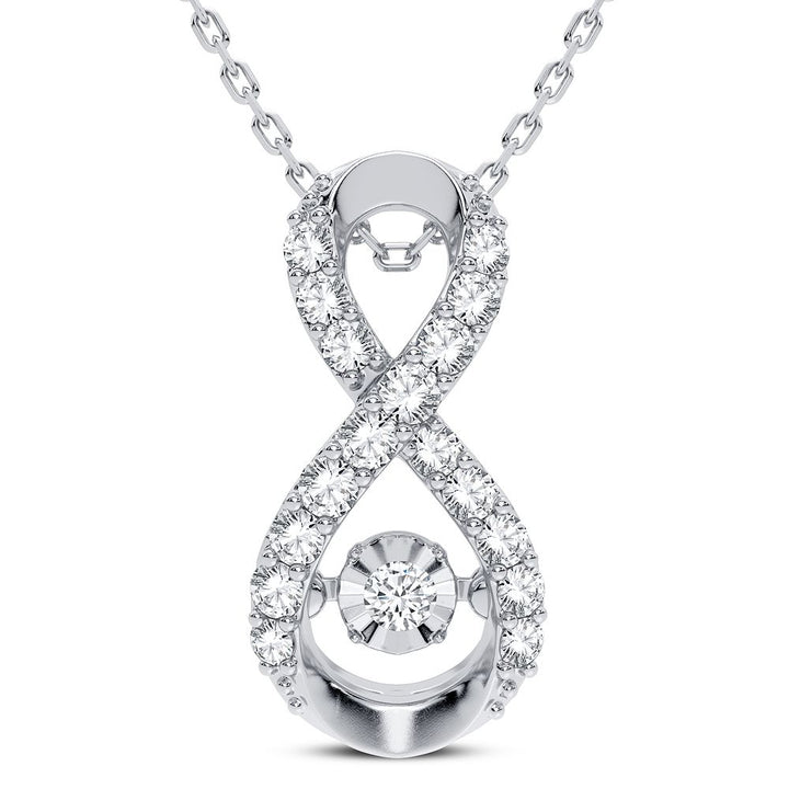 14K 0.25CT DIAMOND PENDANT